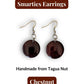SMARTIES — Handmade Tagua Earrings - The Happy Elephant - Tagua Jewellery