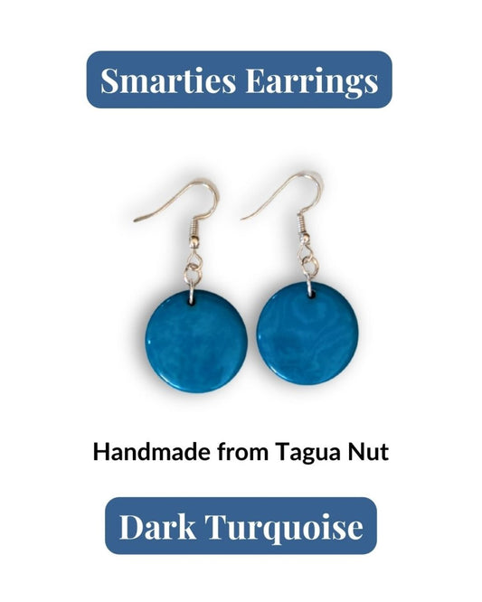 SMARTIES — Handmade Tagua Earrings - The Happy Elephant - Tagua Jewellery