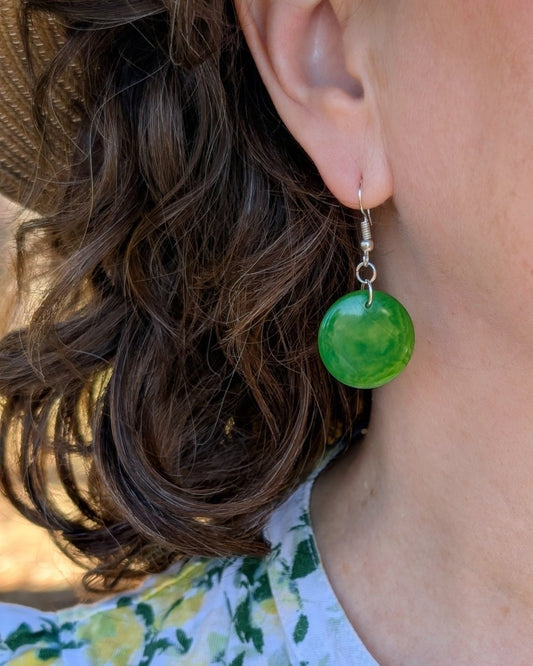 SMARTIES — Handmade Tagua Earrings - The Happy Elephant - Tagua Jewellery