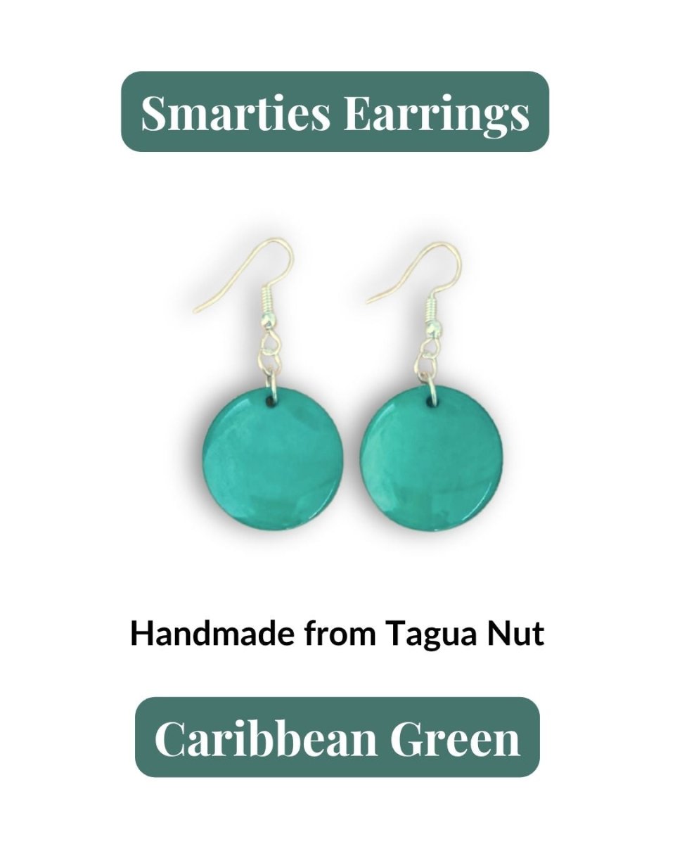 SMARTIES — Handmade Tagua Earrings - The Happy Elephant - Tagua Jewellery