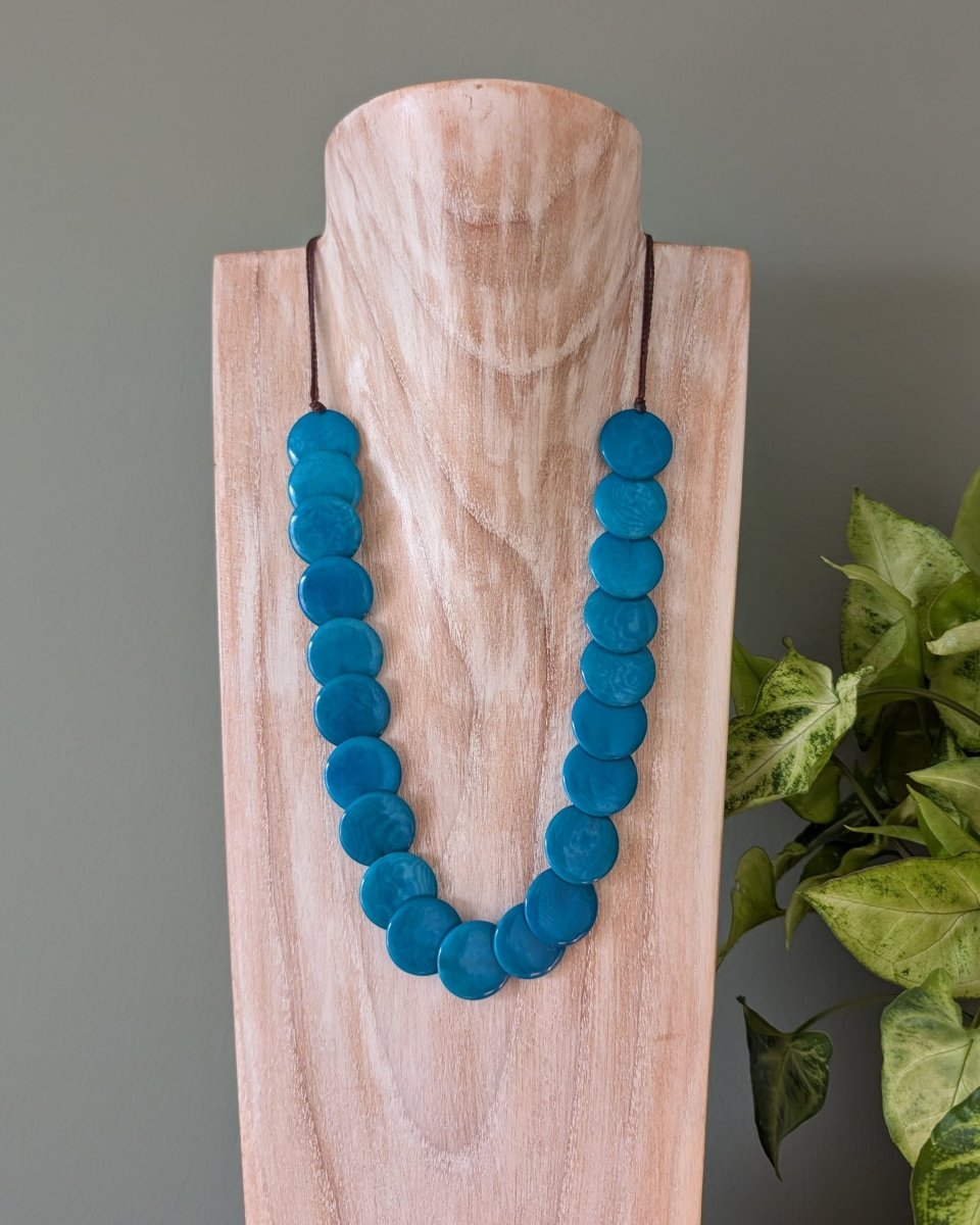 SMARTIES — Handmade Tagua Statement Necklace - The Happy Elephant - Tagua Jewellery