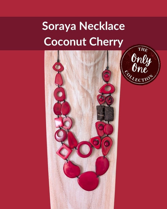 SORAYA — Handmade Tagua Statement Necklace — 'Only One' - The Happy Elephant - Tagua Jewellery
