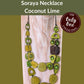 SORAYA — Handmade Tagua Statement Necklace — 'Only One' - The Happy Elephant - Tagua Jewellery