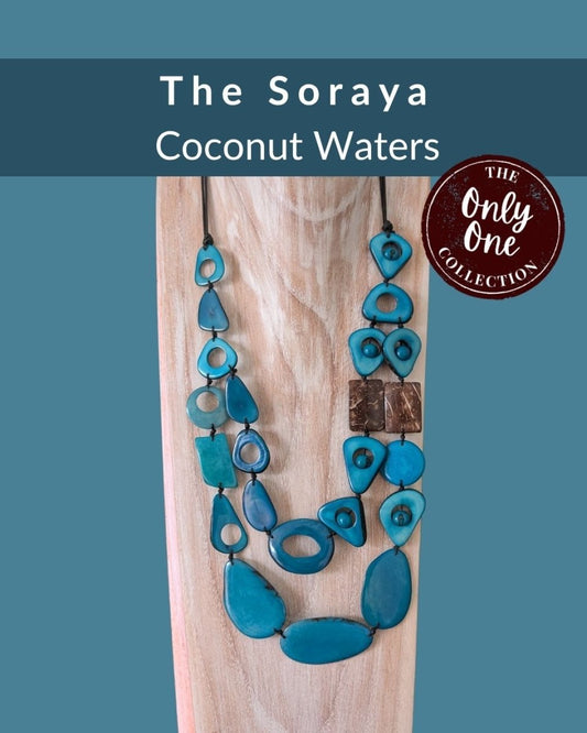 SORAYA — Handmade Tagua Statement Necklace — 'Only One' - The Happy Elephant - Tagua Jewellery