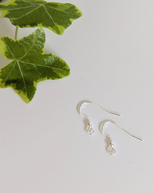 Sterling Silver Earring Hooks - The Happy Elephant - Tagua Jewellery