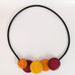 Sunset Tagua Nut Necklace - The Happy Elephant - Tagua Jewellery