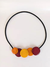 Load image into Gallery viewer, Sunset Tagua Nut Necklace - The Happy Elephant - Tagua Jewellery
