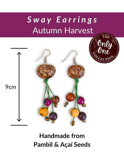 SWAY · Tagua Earrings · 'Only One' - The Happy Elephant - Tagua Jewellery