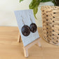 TASHA — Handmade Coconut Shell Earrings - The Happy Elephant - Tagua Jewellery