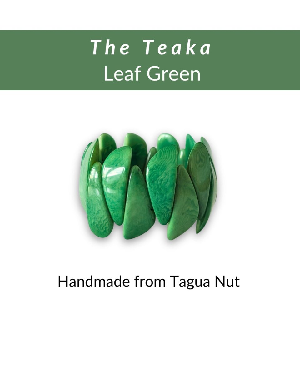TEAKA — Handmade Tagua Bracelet - The Happy Elephant - Tagua Jewellery