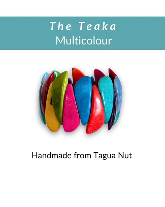 TEAKA — Handmade Tagua Bracelet - The Happy Elephant - Tagua Jewellery