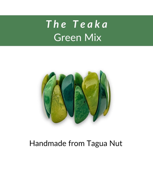 TEAKA — Handmade Tagua Bracelet - The Happy Elephant - Tagua Jewellery