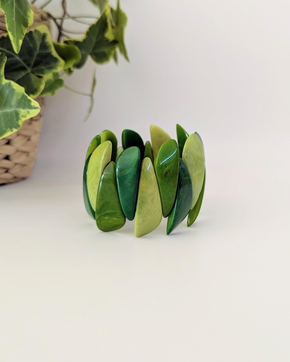 TEAKA — Handmade Tagua Bracelet - The Happy Elephant - Tagua Jewellery