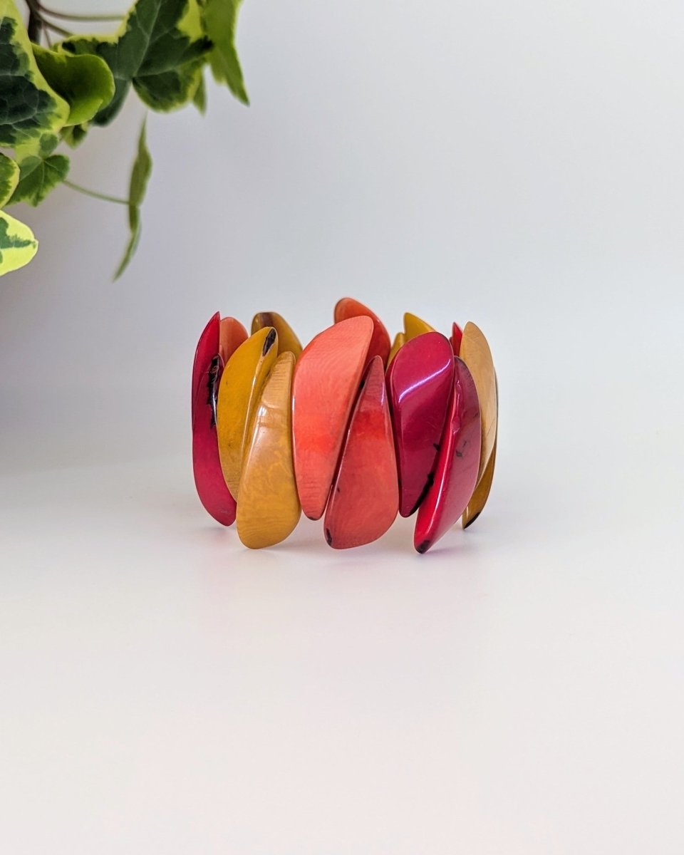 TEAKA — Handmade Tagua Bracelet - The Happy Elephant - Tagua Jewellery