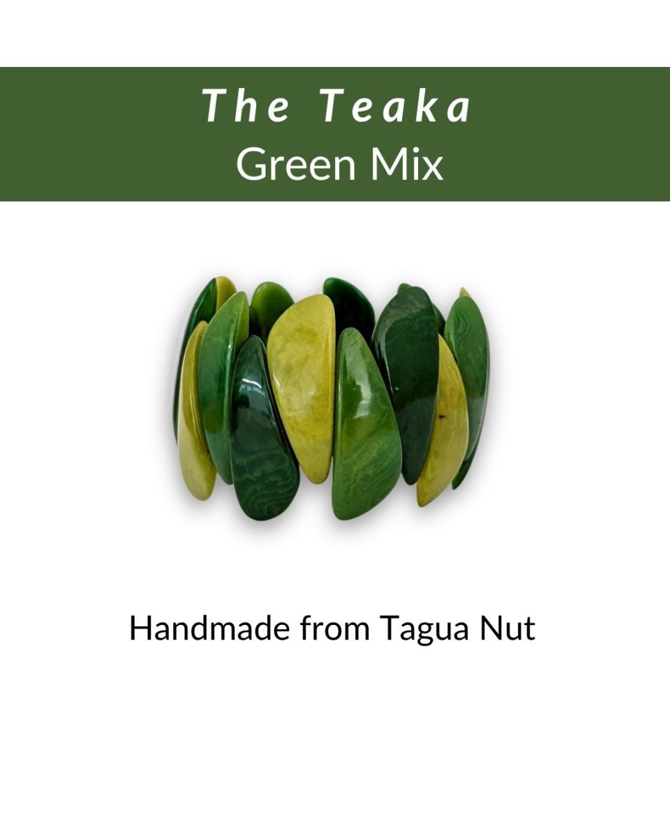 TEAKA — Handmade Tagua Bracelet - The Happy Elephant - Tagua Jewellery