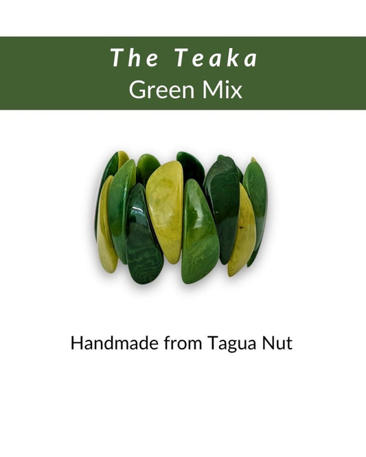 TEAKA — Handmade Tagua Bracelet - The Happy Elephant - Tagua Jewellery