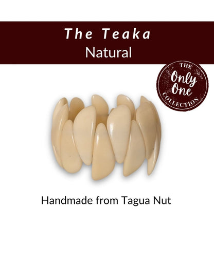 TEAKA — Handmade Tagua Bracelet — 'Only One' - The Happy Elephant - Tagua Jewellery