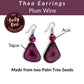THEA — Handmade Tagua Earrings - The Happy Elephant - Tagua Jewellery