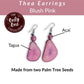 THEA — Handmade Tagua Earrings - The Happy Elephant - Tagua Jewellery