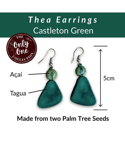 THEA — Handmade Tagua Earrings - The Happy Elephant - Tagua Jewellery