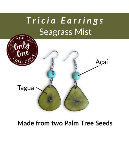 TRICIA — Handmade Tagua Earrings - The Happy Elephant - Tagua Jewellery