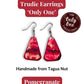 TRUDIE — Handmade Tagua Earrings — 'Only One' - The Happy Elephant - Tagua Jewellery