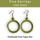 VIVA — Handmade Tagua Earrings - The Happy Elephant - Tagua Jewellery