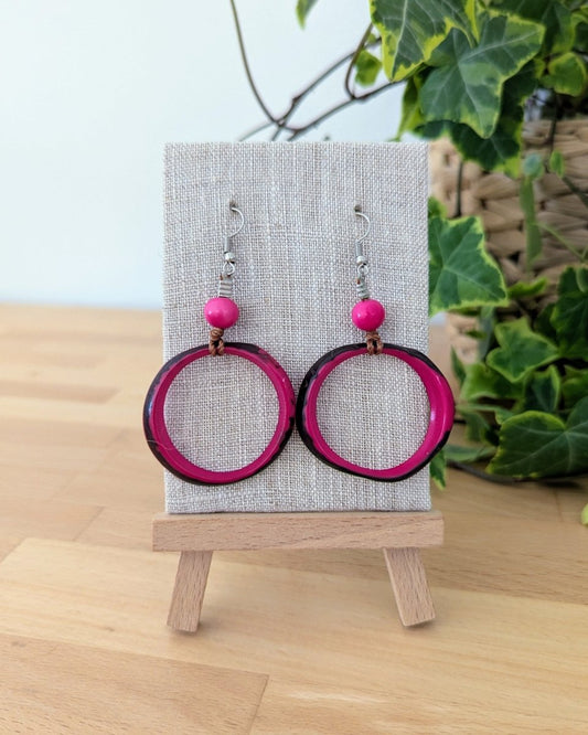 VIVA — Handmade Tagua Earrings - The Happy Elephant - Tagua Jewellery