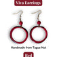 VIVA — Handmade Tagua Earrings - The Happy Elephant - Tagua Jewellery