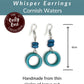 WHISPER — Handmade Tagua Earrings — 'Only One' - The Happy Elephant - Tagua Jewellery