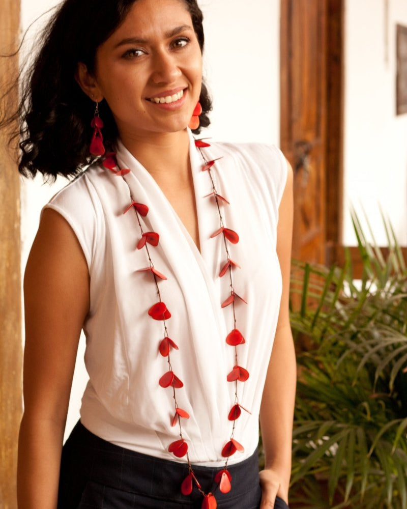 Andean Butterfly Tagua Nut Necklace - The Happy Elephant - Tagua Jewellery