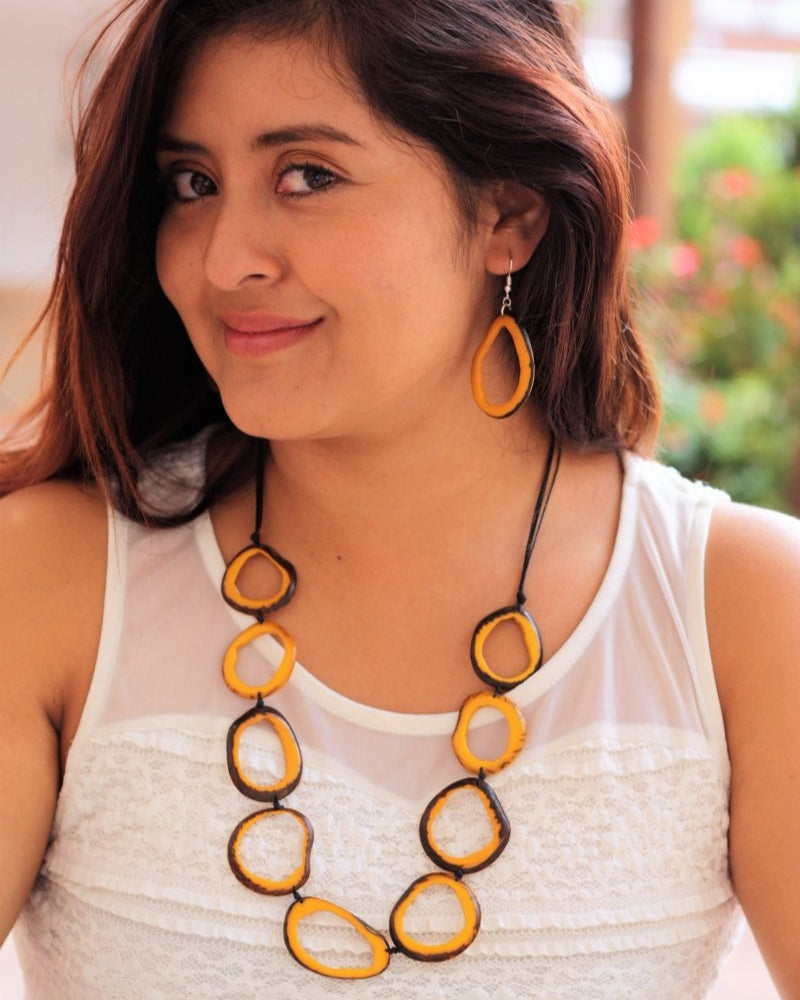 Antonella Tagua Nut Necklace - The Happy Elephant - Tagua Jewellery