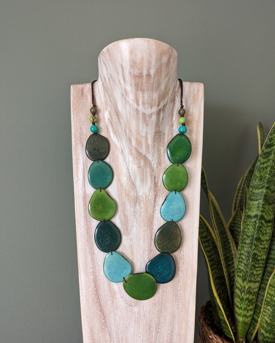 Ashley Tagua Nut Necklace - The Happy Elephant - Tagua Jewellery