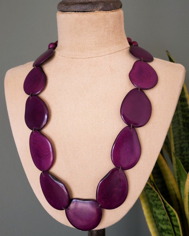 Ashley Tagua Nut Necklace - The Happy Elephant - Tagua Jewellery