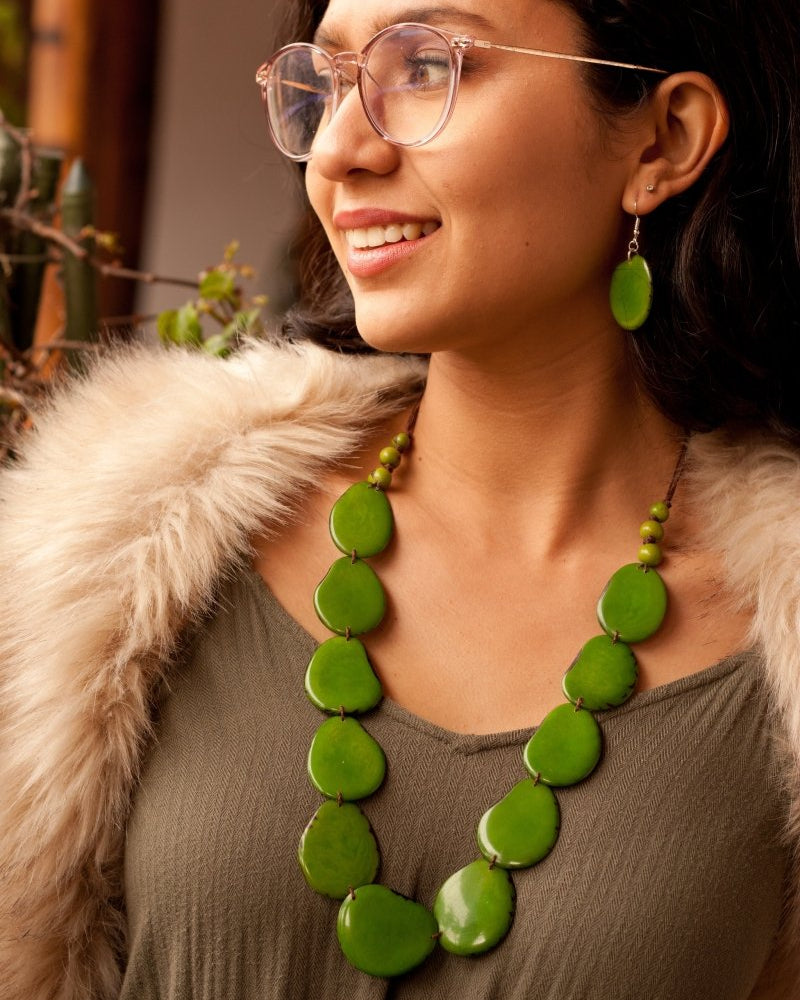 Ashley Tagua Nut Necklace - The Happy Elephant - Tagua Jewellery