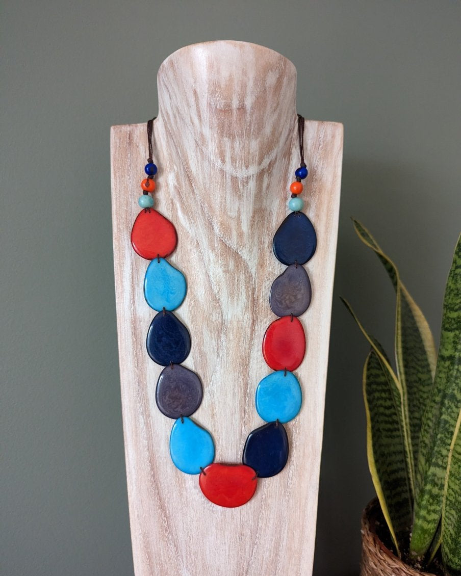 Ashley Tagua Nut Necklace - The Happy Elephant - Tagua Jewellery