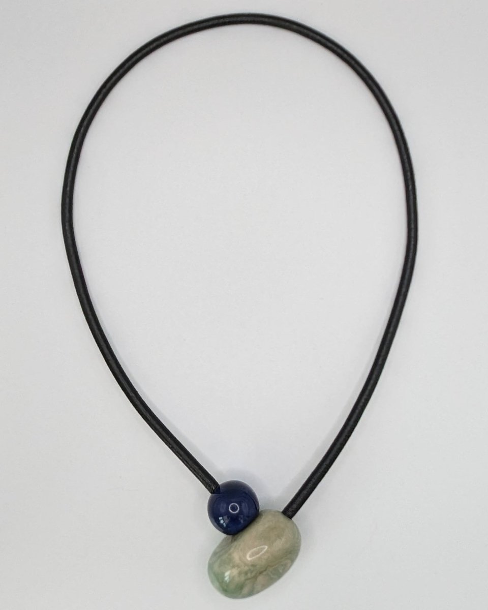 BEACH — Handmade Tagua Statement Magnetic Necklace - The Happy Elephant - Tagua Jewellery