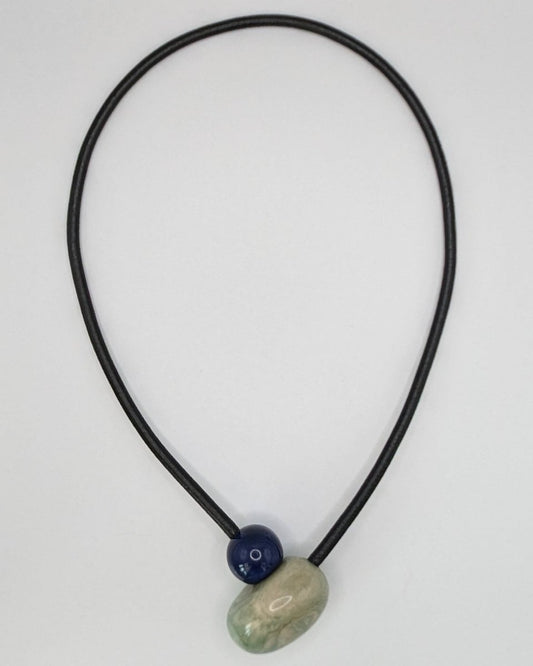 BEACH — Handmade Tagua Statement Magnetic Necklace - The Happy Elephant - Tagua Jewellery