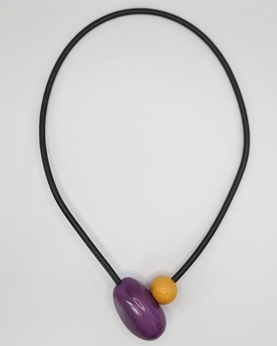 BEACH — Handmade Tagua Statement Magnetic Necklace - The Happy Elephant - Tagua Jewellery