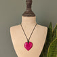 Big Sister Polished Heart Tagua Nut Pendant - The Happy Elephant - Tagua Jewellery