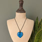 Big Sister Polished Heart Tagua Nut Pendant - The Happy Elephant - Tagua Jewellery