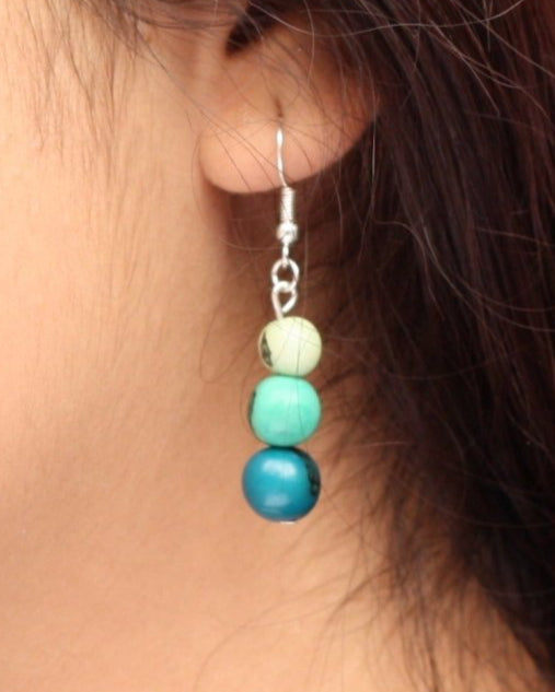 Bonita Earrings - The Happy Elephant - Tagua Jewellery