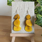 Cascade Tagua Nut Earrings - The Happy Elephant - Tagua Jewellery