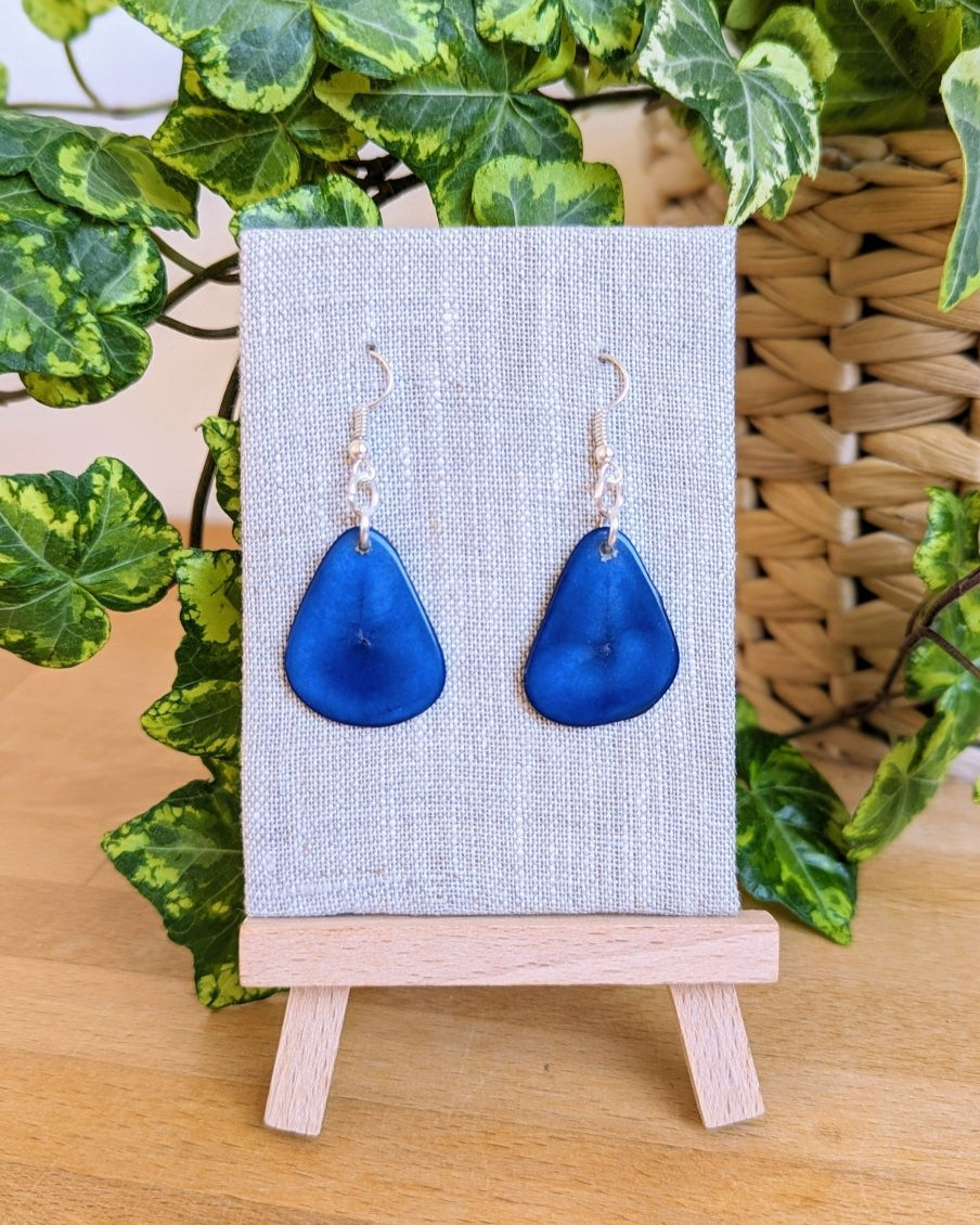 Chica Handmade Tagua Nut Earrings - The Happy Elephant - Tagua Jewellery
