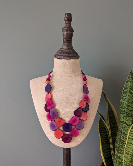 Chica Tagua Nut Necklace - The Happy Elephant - Tagua Jewellery