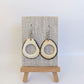 Floreana Tagua Nut Handmade Earrings - The Happy Elephant - Tagua Jewellery