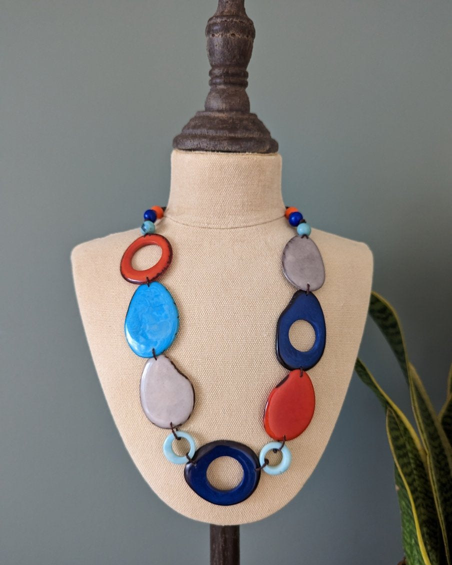 Tagua Nut Floreana Necklace The Happy Elephant