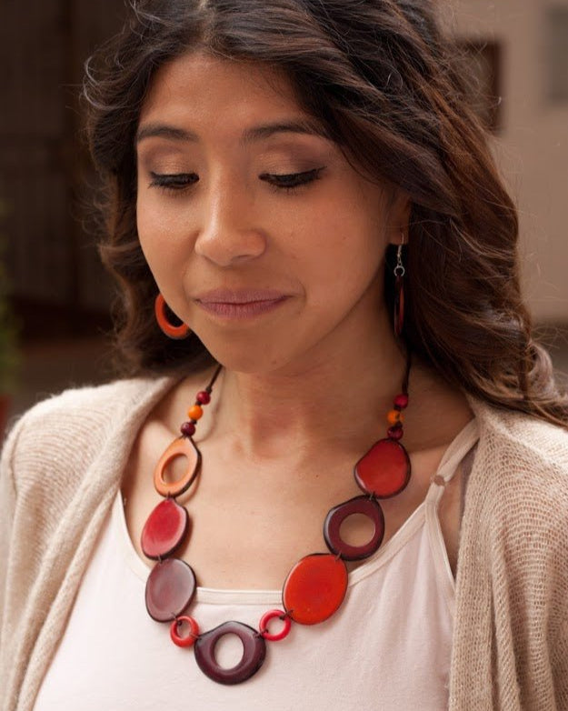 Floreana Tagua Nut Necklace - The Happy Elephant - Tagua Jewellery