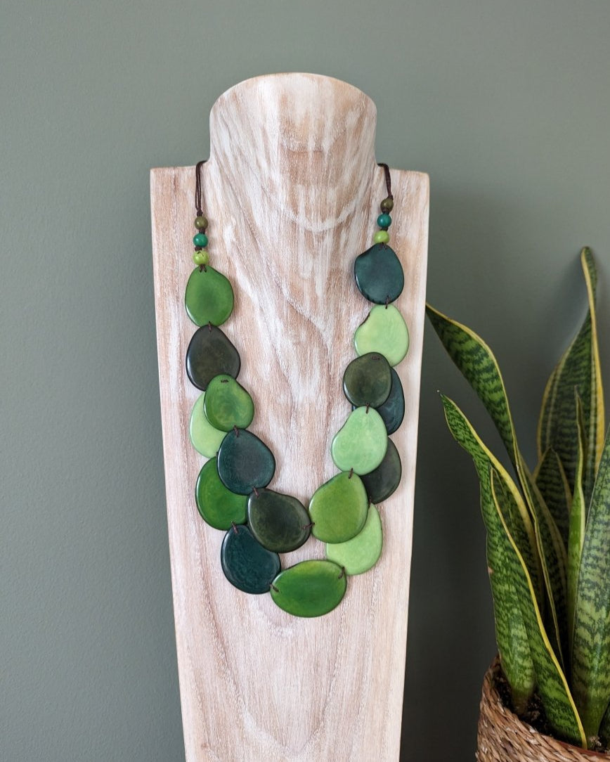 Francesca Tagua Nut Necklace - The Happy Elephant - Tagua Jewellery