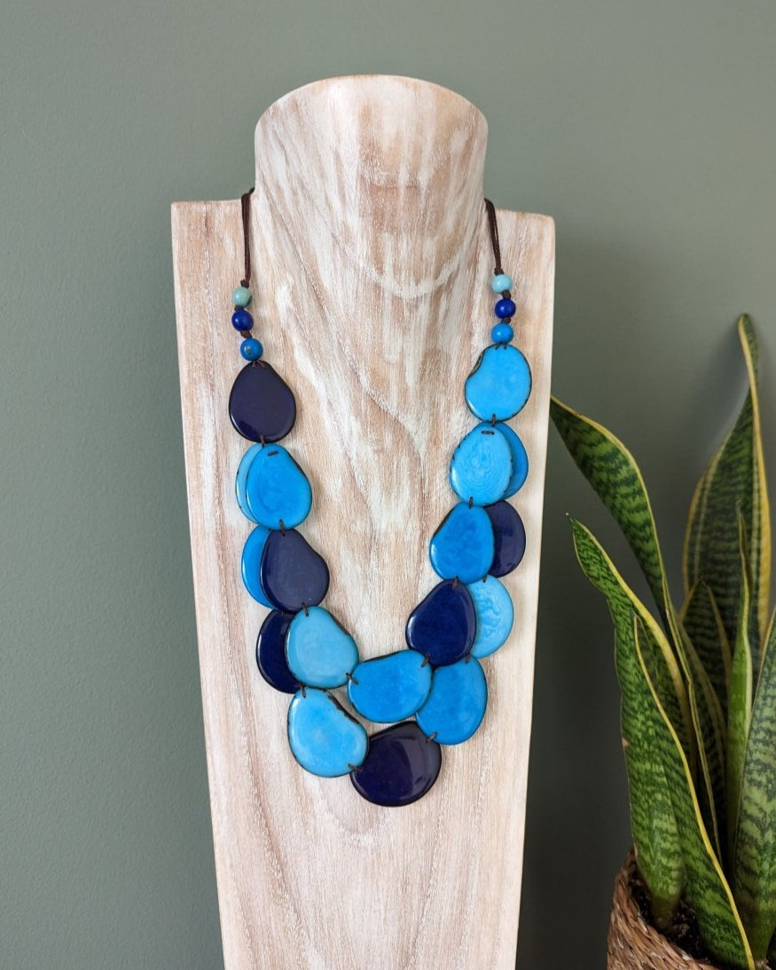 Francesca Tagua Nut Necklace - The Happy Elephant - Tagua Jewellery